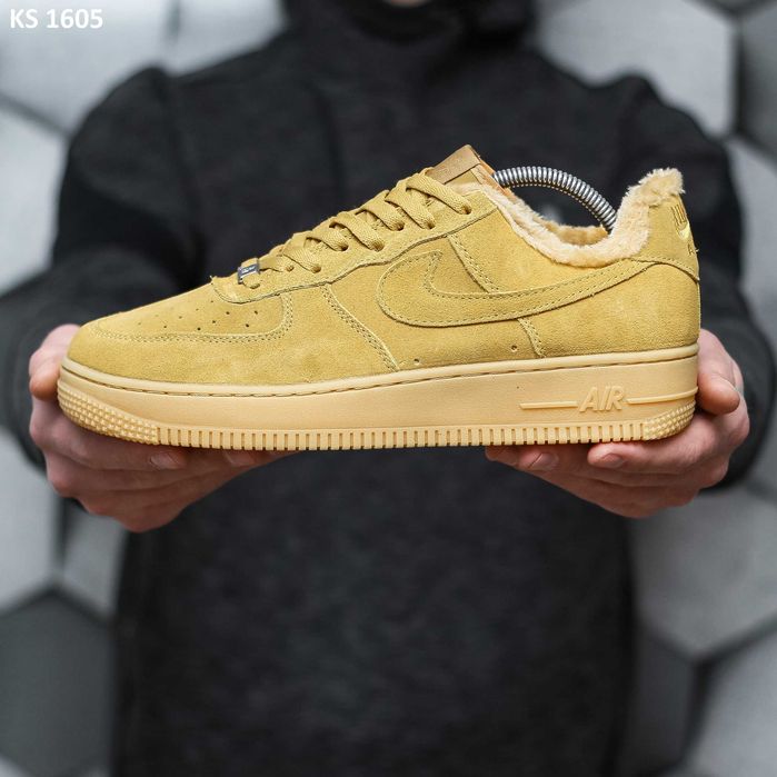 Кросівки Nike Air Force 1 07 Mid LV8 Sandy ЗИМА. Арт: KS 1605