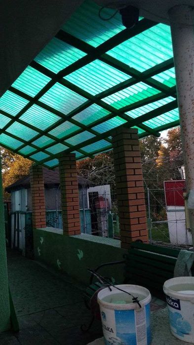 Шифер прозрачный для навеса и беседки