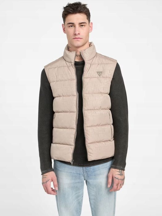 Guess 42 Xl Bezrękawnik Męski Kamizelka Frankys Logowany D1824