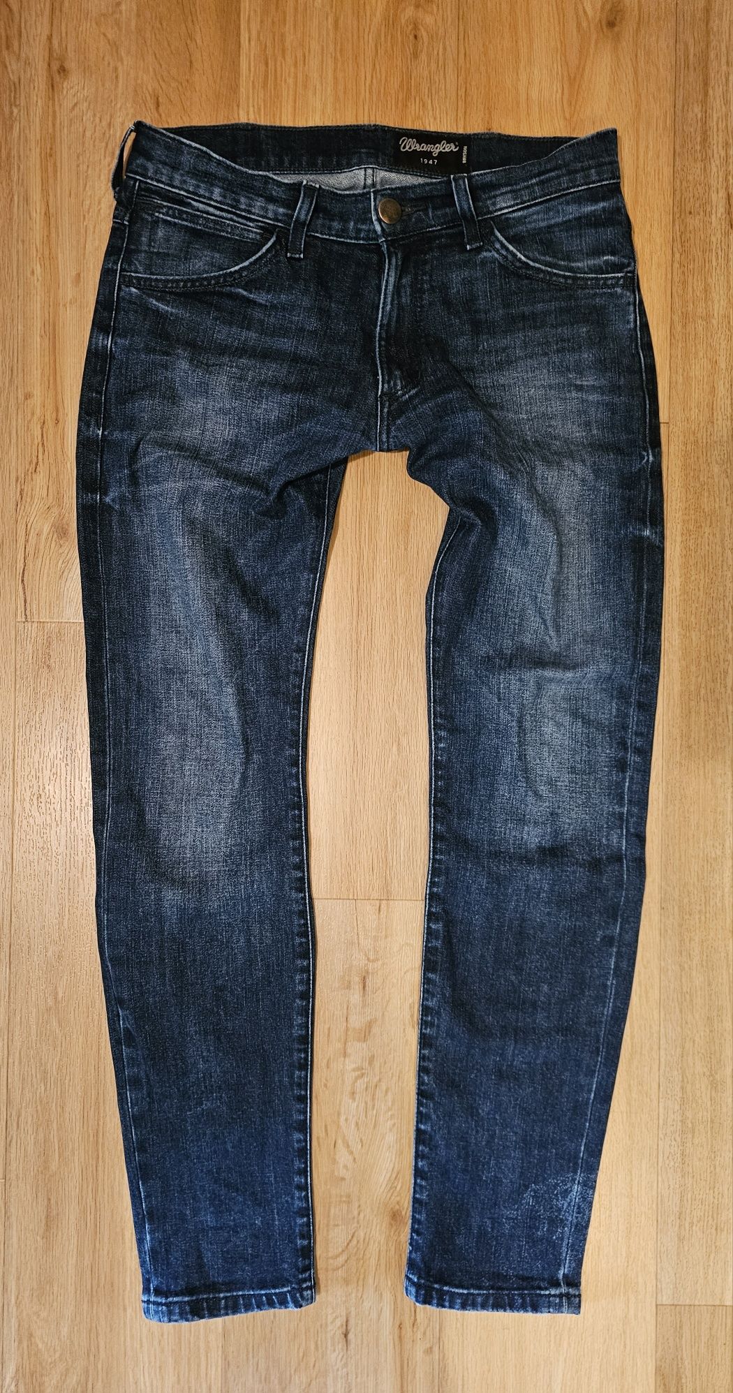 Spodnie jeans Wrangler Bryson skinny fit slim rurki W28 L32