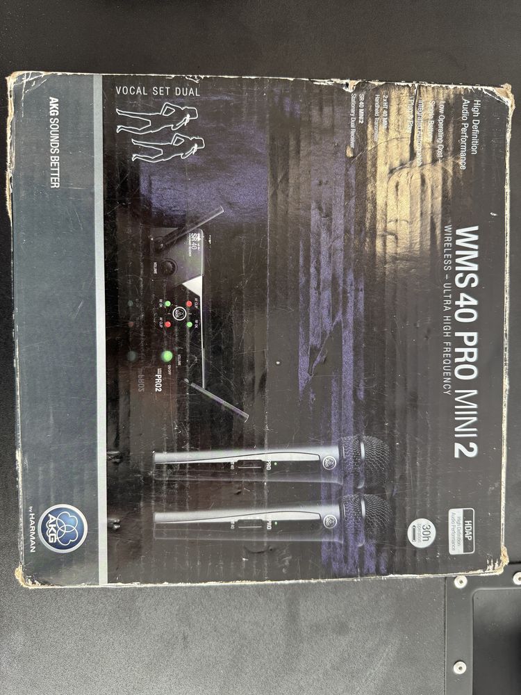 Mikrofony bezprzewodowe WMS 40 PRO MINI 2