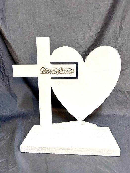 Podstawa drewniana  baza stroik   na grób  cmentarz