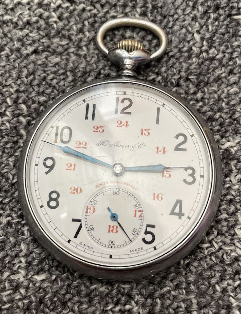 Zegarek kieszonkowy Hy. Moser & Cie Anti Magnetic.