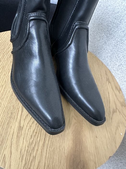 Козаки натуральна шкіра 39р 25 устілка