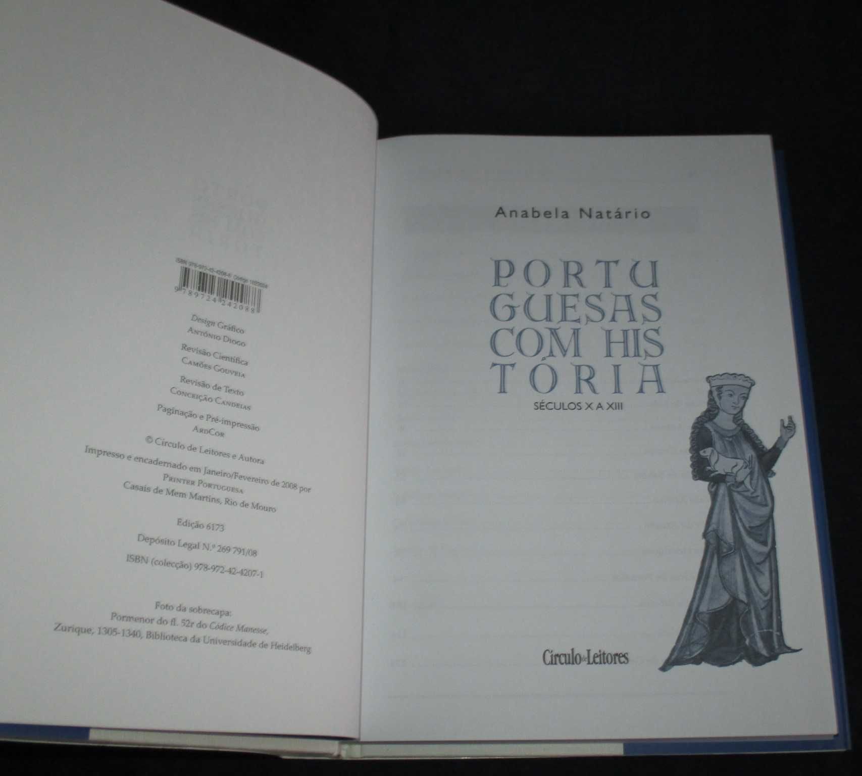 Livro Portuguesas com História Anabela Natário 6 Volumes Completo