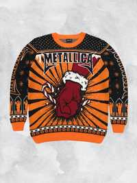 РЕДКИЙ! Metallica 100% ОРИГИНАЛ свитер мерч iron maiden akira