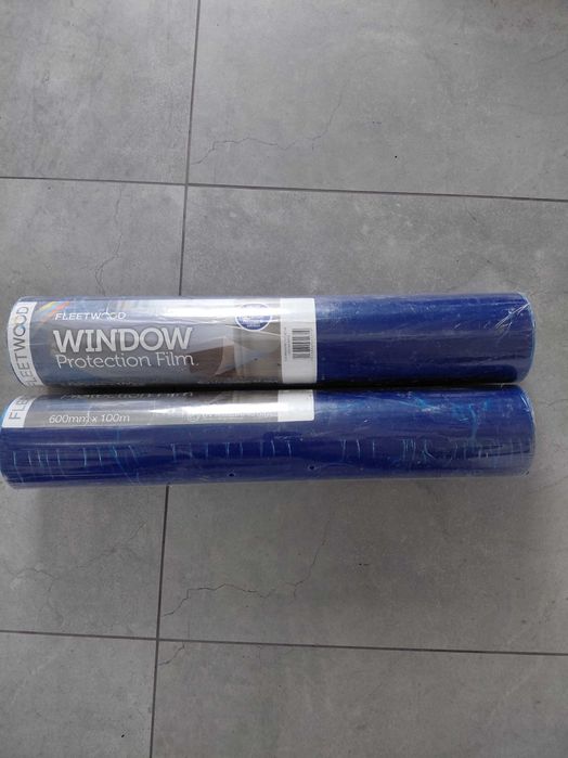 Folia Malarska Ochronna Samoprzylepna 600mm x 100 m niebieska 2 sztuki