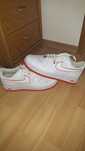 Oryginalne męskie buty Nike Air Force 1 07, picante white rozmiar 45