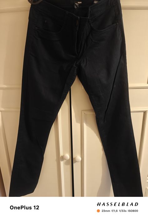 Spodnie H&M 38 granatowe