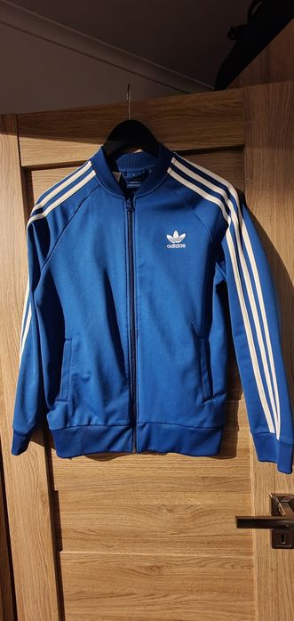 Bluza adidas niebieska na wzrost 164 / rozmiar M