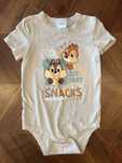 Beżowe body chłopięce Disney baby r. 92 Chip and Dale krótki rękaw