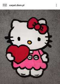 Dywan Hello Kitty 76x56 cm własnoręcznie wykonany