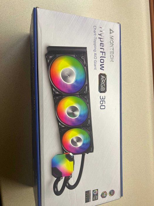 Система рідинного охолодження 360 Montech HyperFlow ARGB 360 Black