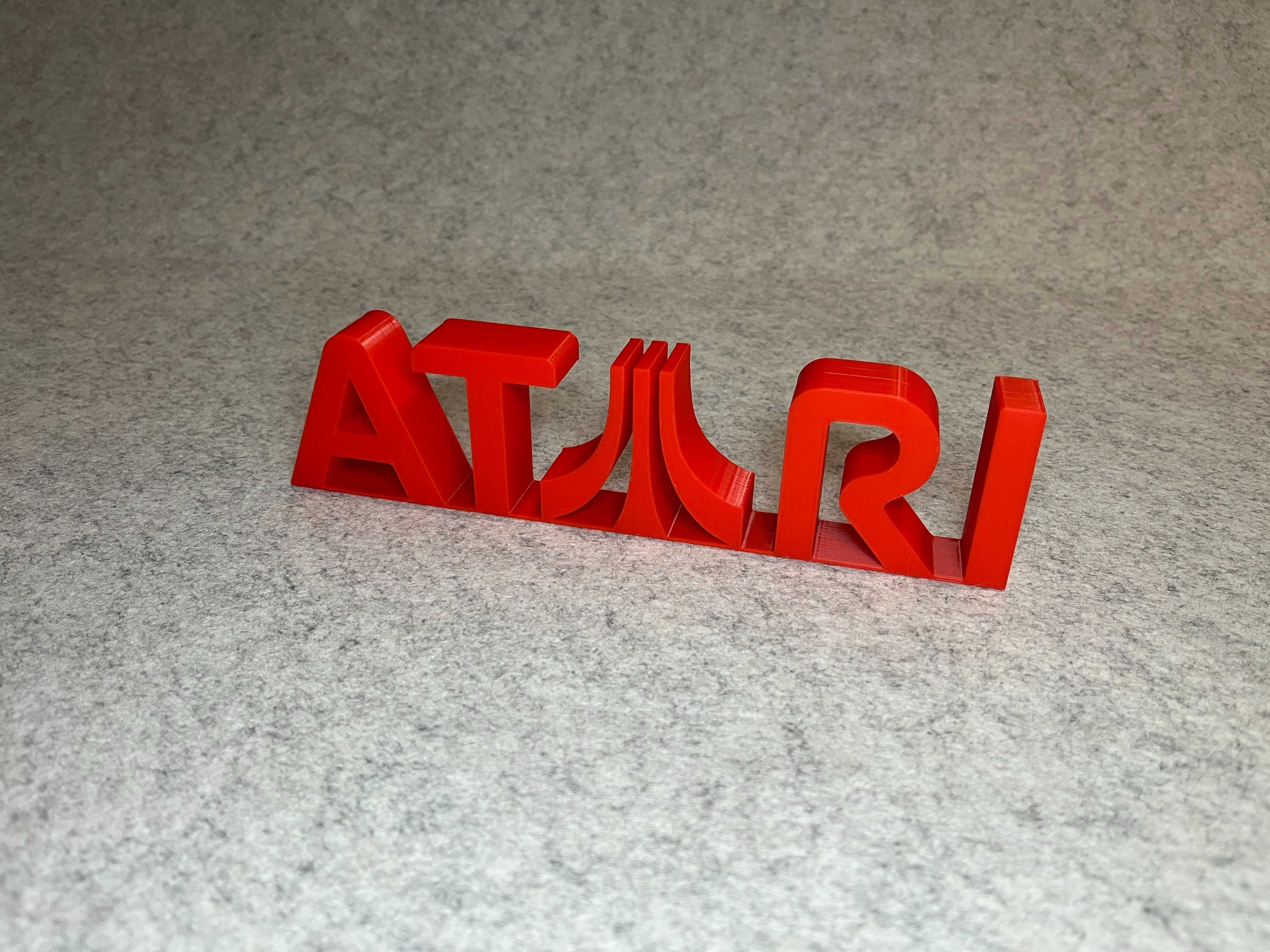 Ozdobna dekoracja logo Atari