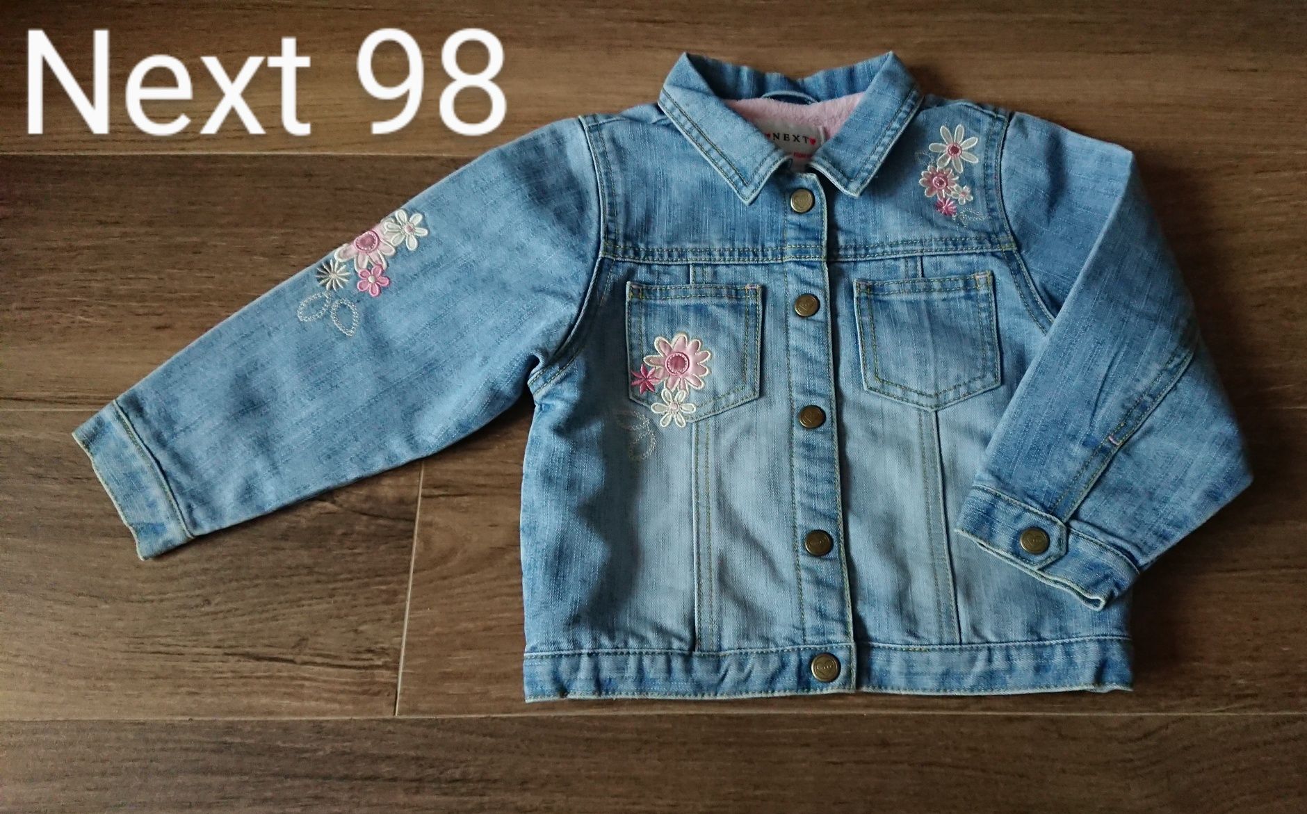Kurtki jeans dla dziewczynki 74-116