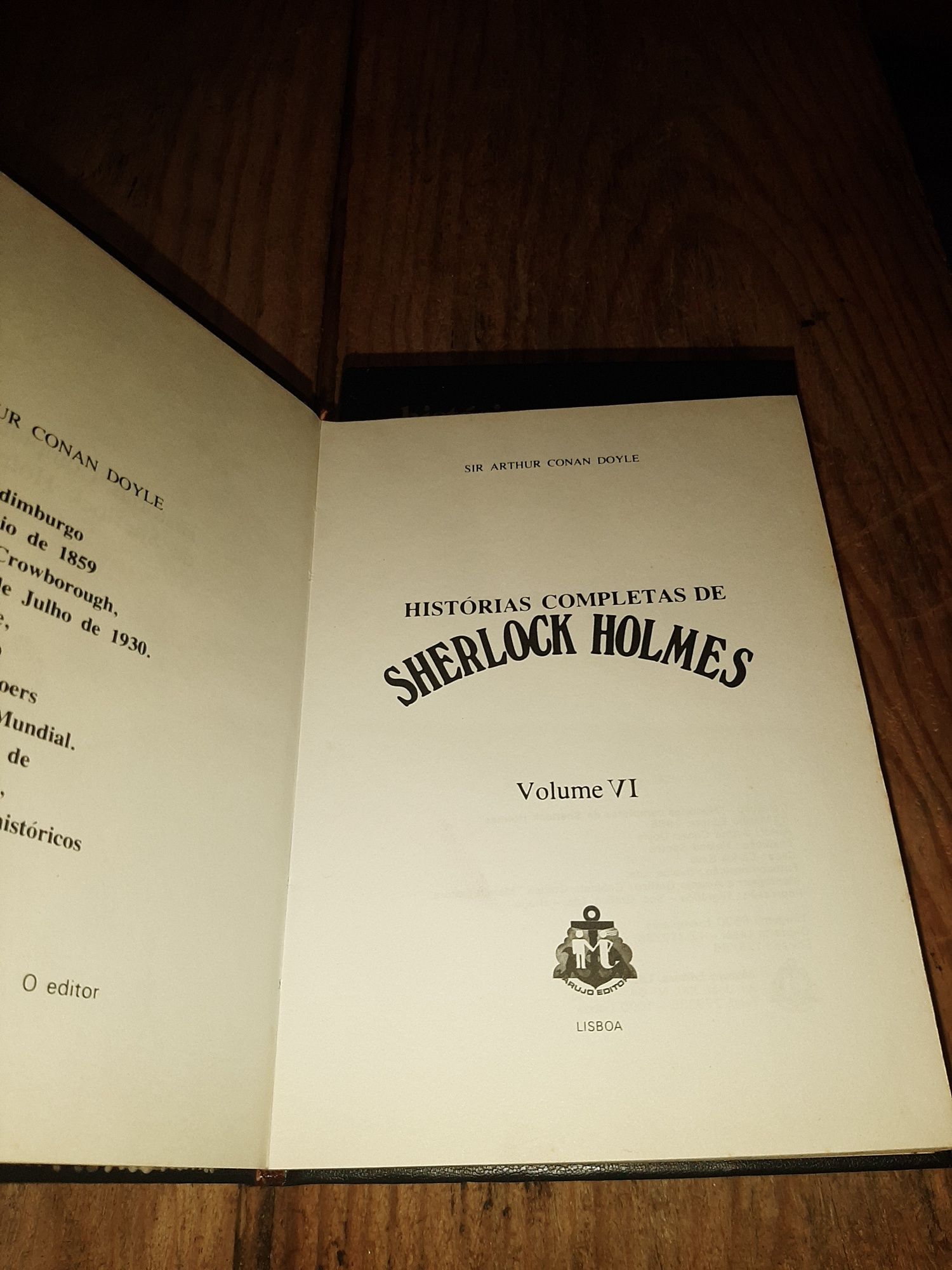 Obra Completa de Sherlock Holmes Ano 1986