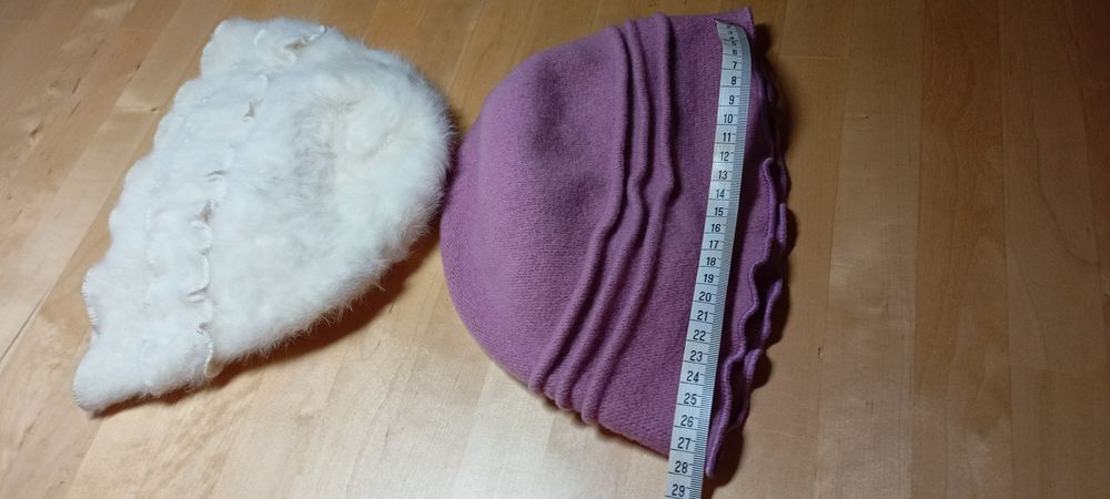 2 kapelusiki / czapki zimowe