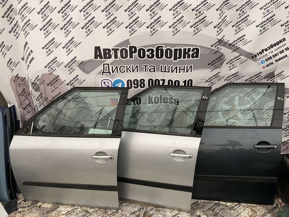 Двері водійські Шкода Фабія 2 Skoda Fabia 2