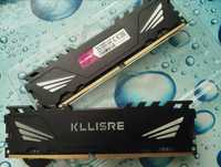 Оперативна пам'ять память KLLISRE 16 Gb (8 Гб + 8 Гб) DDR4 3200 МГц