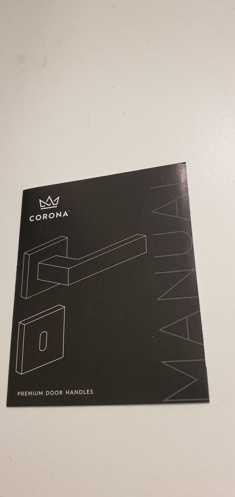 Elegancka klamka Corona Scandi złoty mat