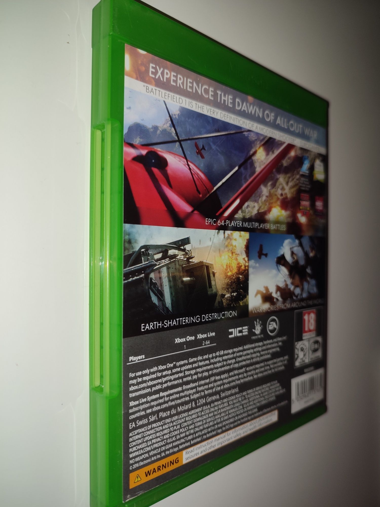 Gra Xbox One Battlefield 1 gry