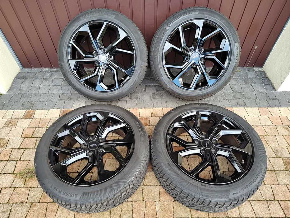 Koła Aluminiowe VW ID.3 ID3 ET50 5x112 215/55/18 + Czujniki TPMS -7 mm