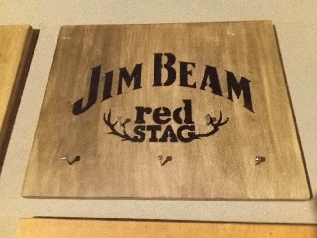Wieszaki pakiet 5szt. Jim Beam koń jeleń bar karczma altana