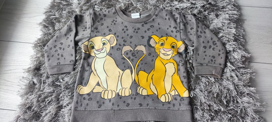 Dres w panterkę Simba i Nala z Króla Lwa Disney H&M 74