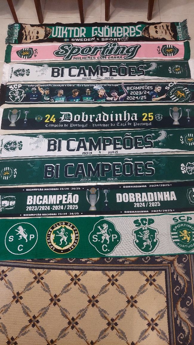9 cachecois do sporting bi campeao e Dobradinha