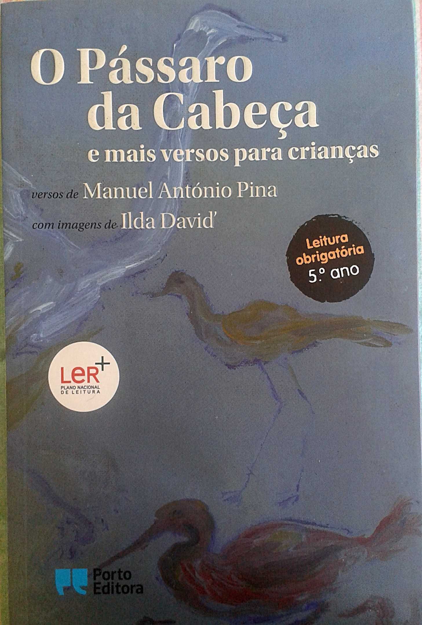 Manuel Ant. Pina. O Pássaro da Cabeça e + versos.. LerR+ Inclui portes