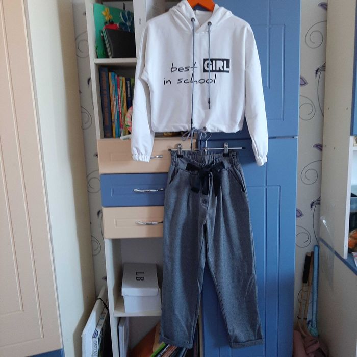 Брюки и кофта на девочку 10-11 лет