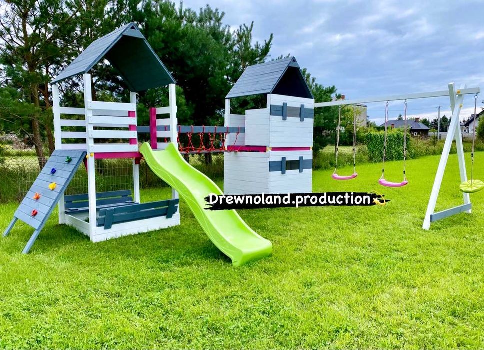 TOTALNA wyprzedaż posezonowa! Plac zabaw wykonany kompleksowo!
