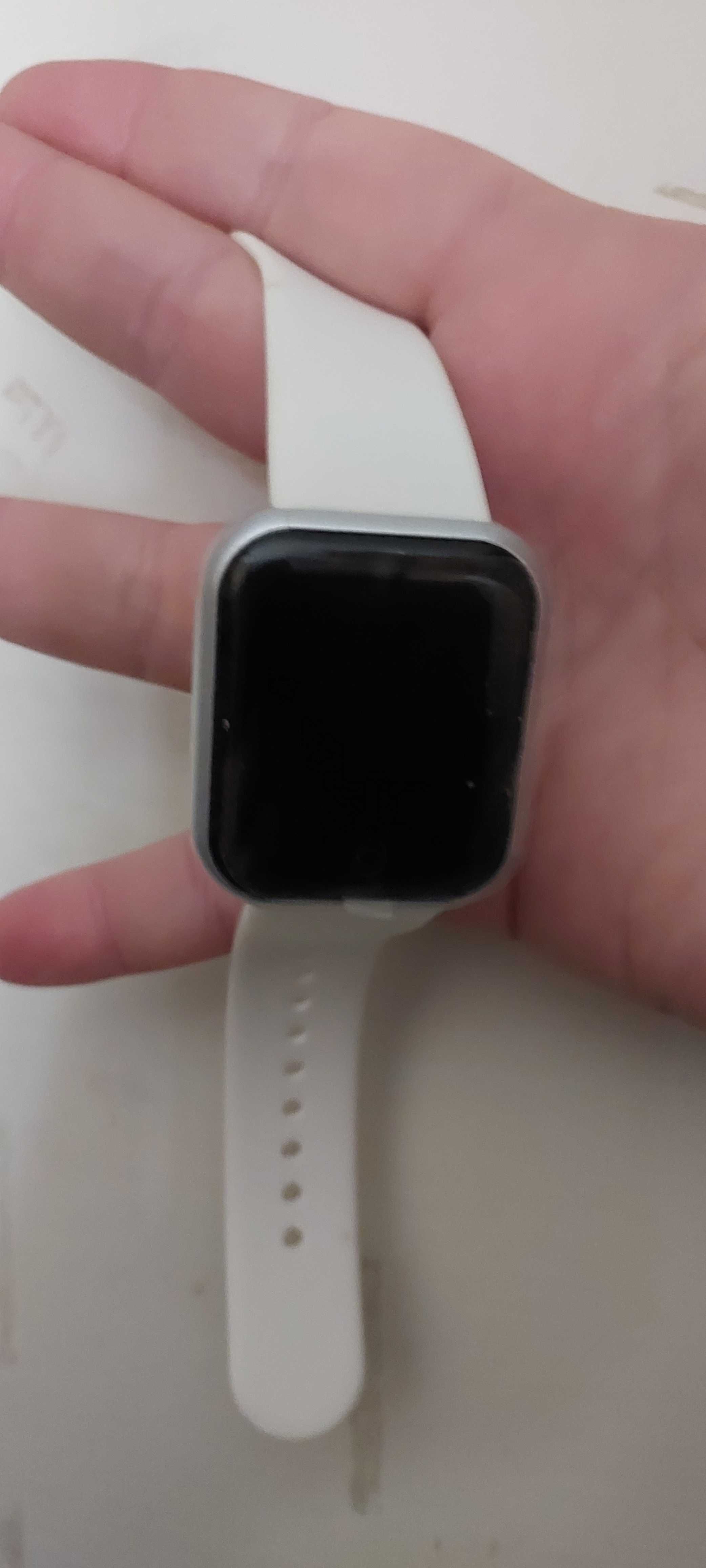 Умные часы с фитнес трекером, белые smart watch s600+(смарт годинник)
