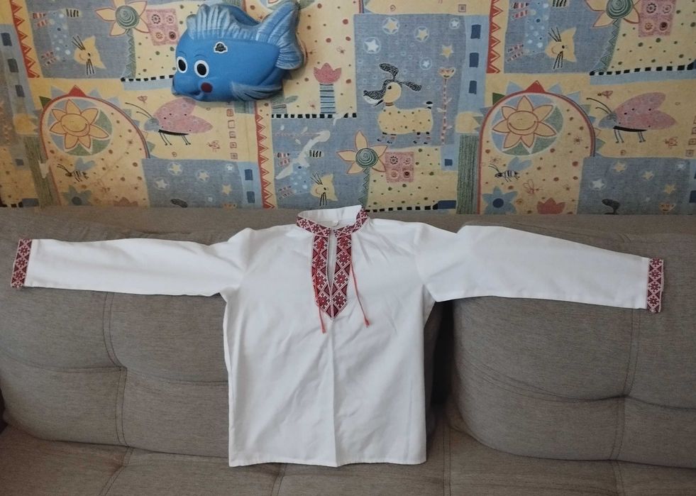 Вишиванка на хлопчика зріст 134 см, вік 8-10 років