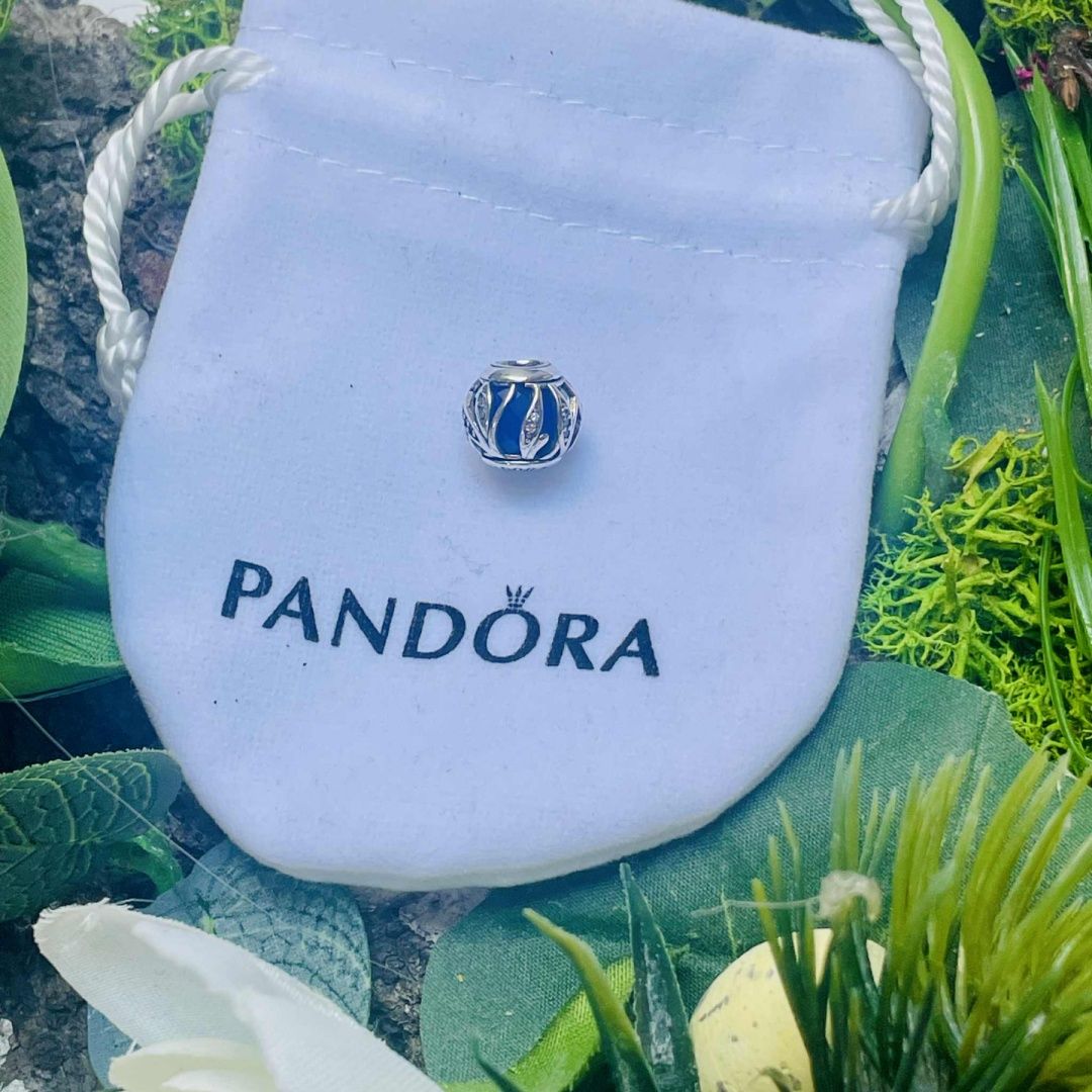 Nowy Pandora CHARMS Zawieszka Srebrna do Pandora APART Koralik