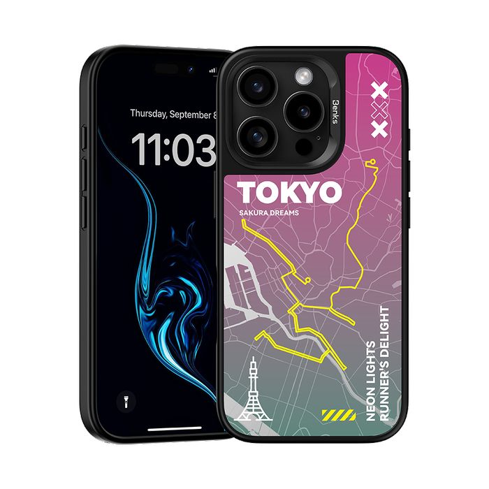 Benks Etui Dynamic City Tokyo do Iphone 15 Pro Max