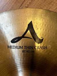 Барабанна тарілка Zildjian A Series Medium Thin Crash 18'