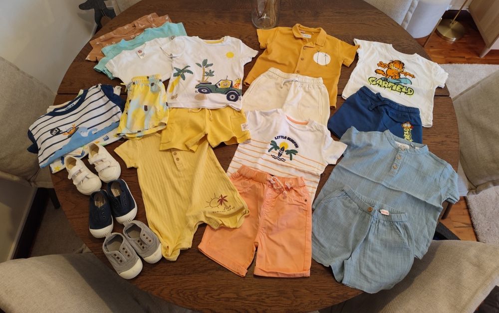 Lote bebê 18/24 verão