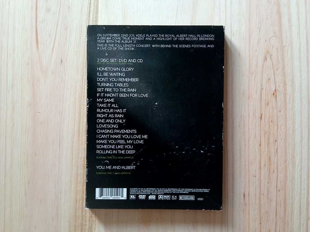 DVD Adele - Live At The Royal Albert Hall