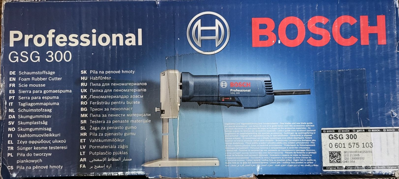 BOSCH GSG 300 PROFESSIONAL piła do tworzyw piankowych