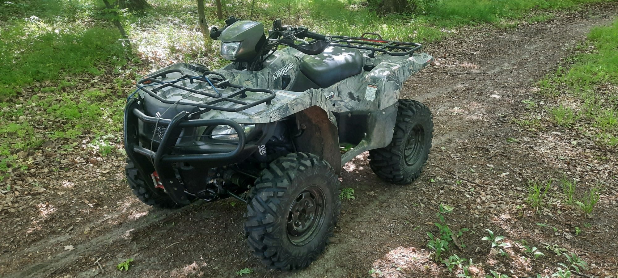 Suzuki Kingquad 750 po dużym serwisie mocno doinwestowany