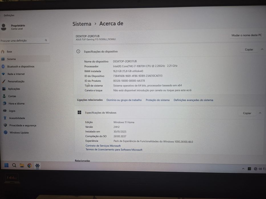ASUS TUF Gaming F15