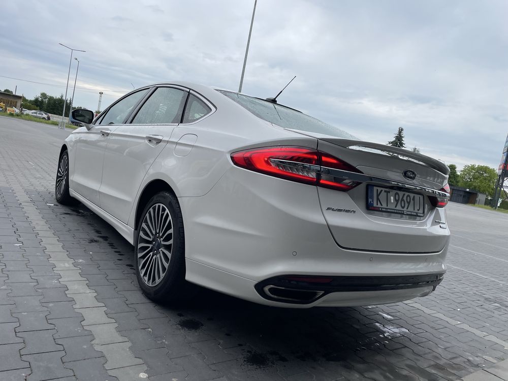 Ford FUSION Tittanium AWD 2.0 EcoBoost 4x4 2018 Biala Perła 86 tys km
