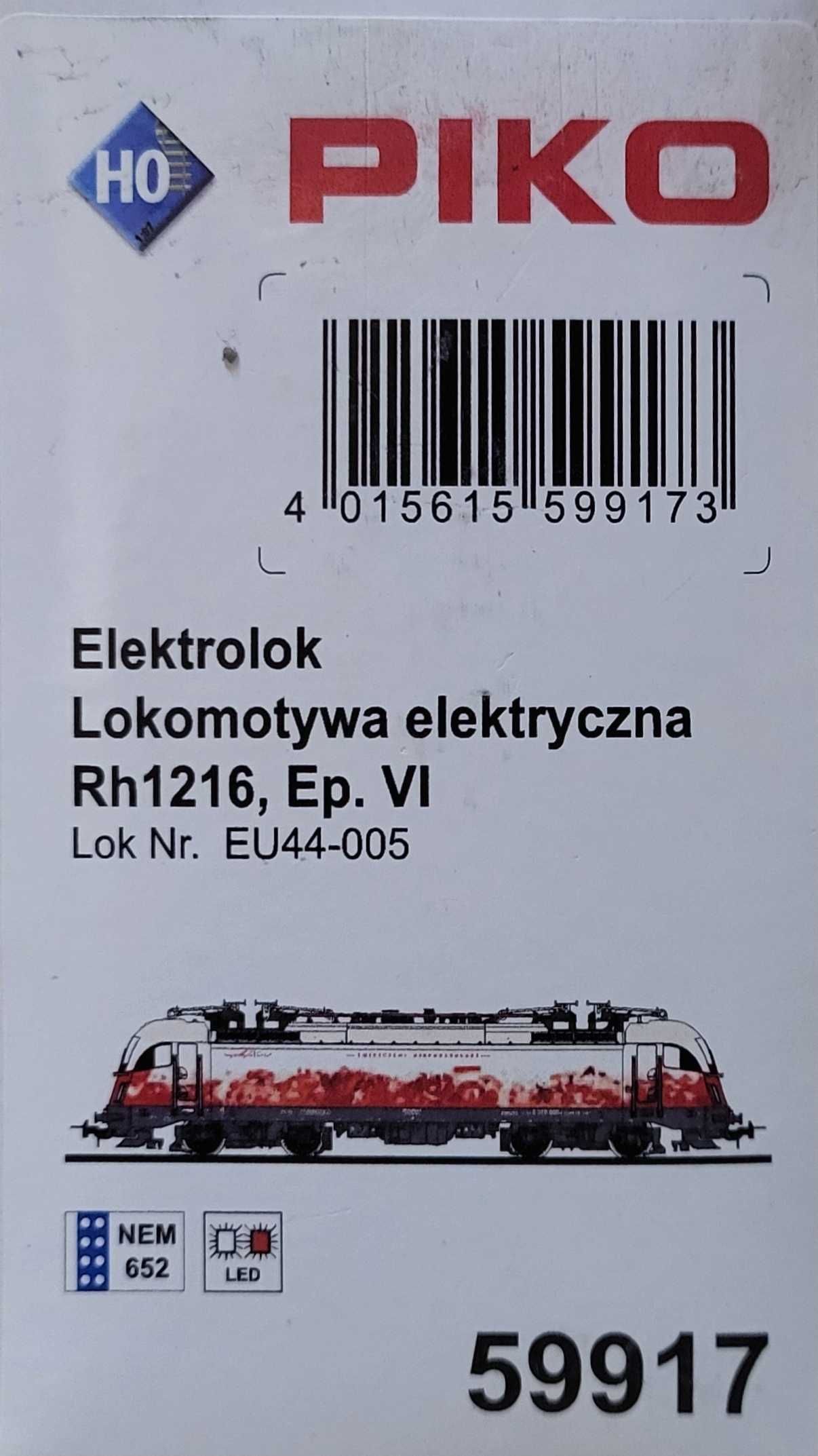 Elektrowóz H0 EU44-005 Niepodległa Husarz PKP Intercity , PIKO 59917