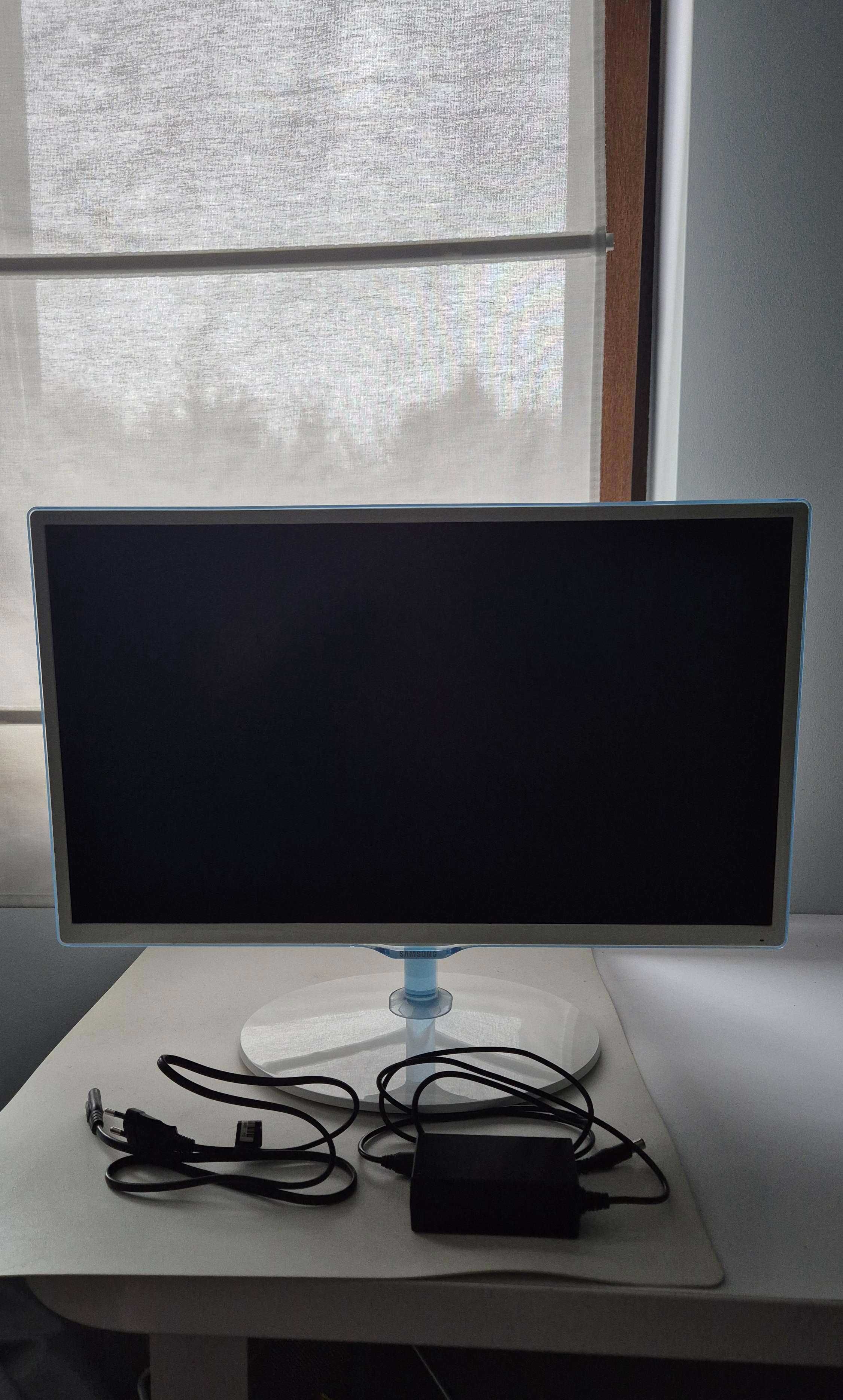 Monitor TV Samsung T24D391EW funkcja telewizora 24 cale FULL HD biały