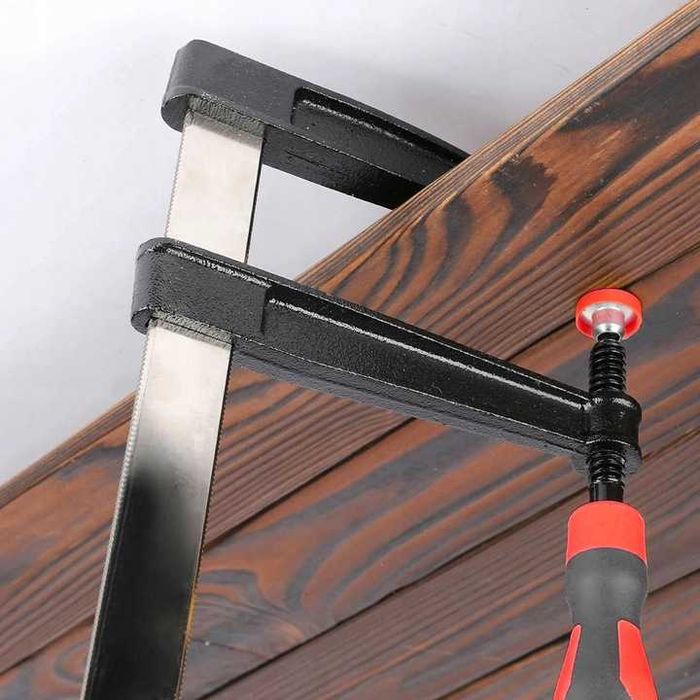 Ścisk stolarski drewna uchwyt zacisk  1000x120mm TYP F  STALOWY