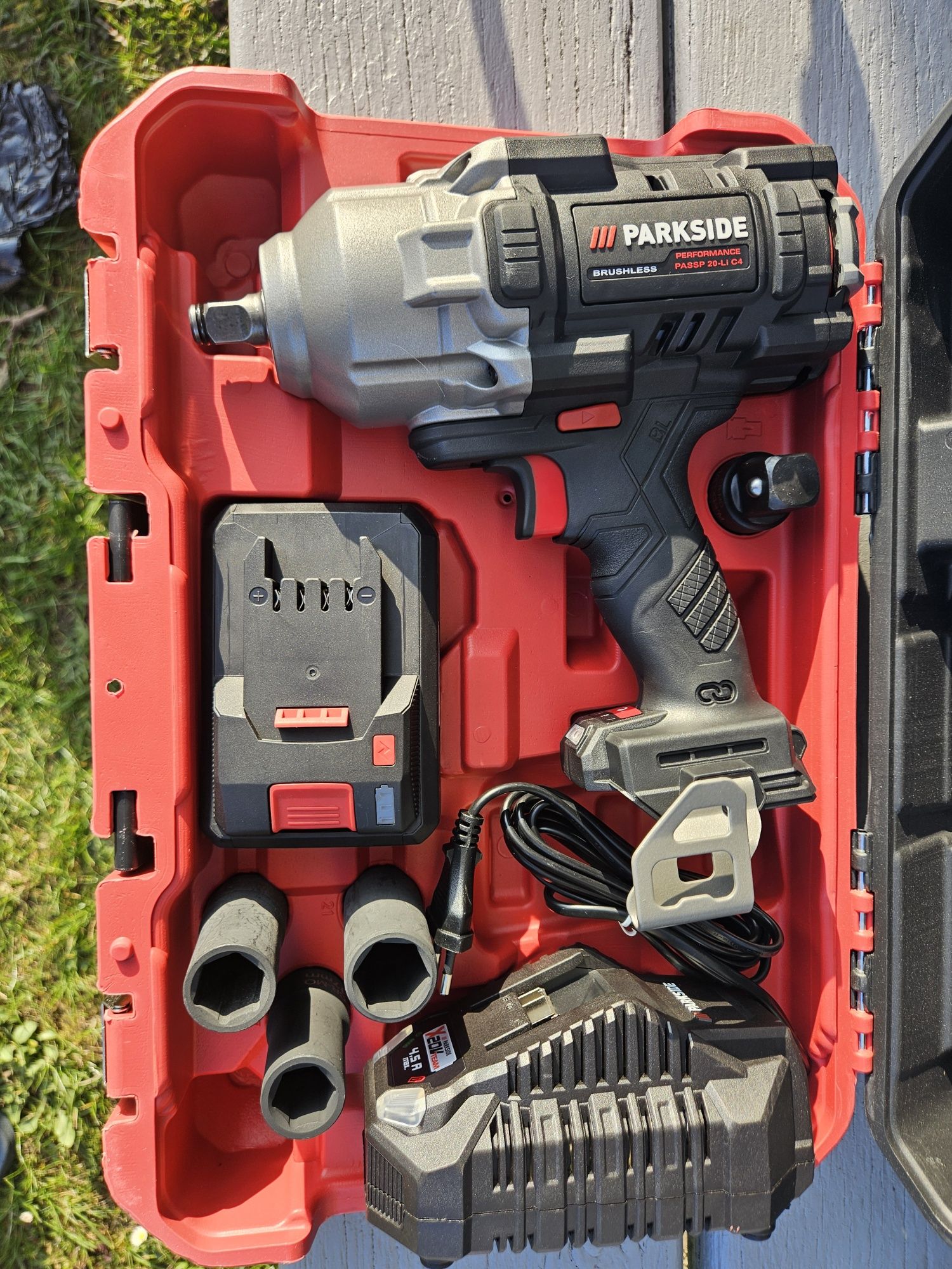 Parkside Performance klucz udarowy 20V 1/2" PASSP 20-Li C4 NOWY AKU GW