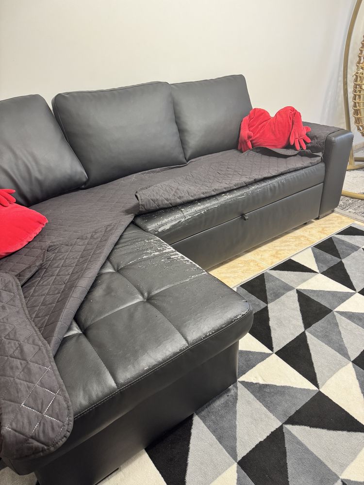 Sofa de sala com tres almofadas2.50x1.50