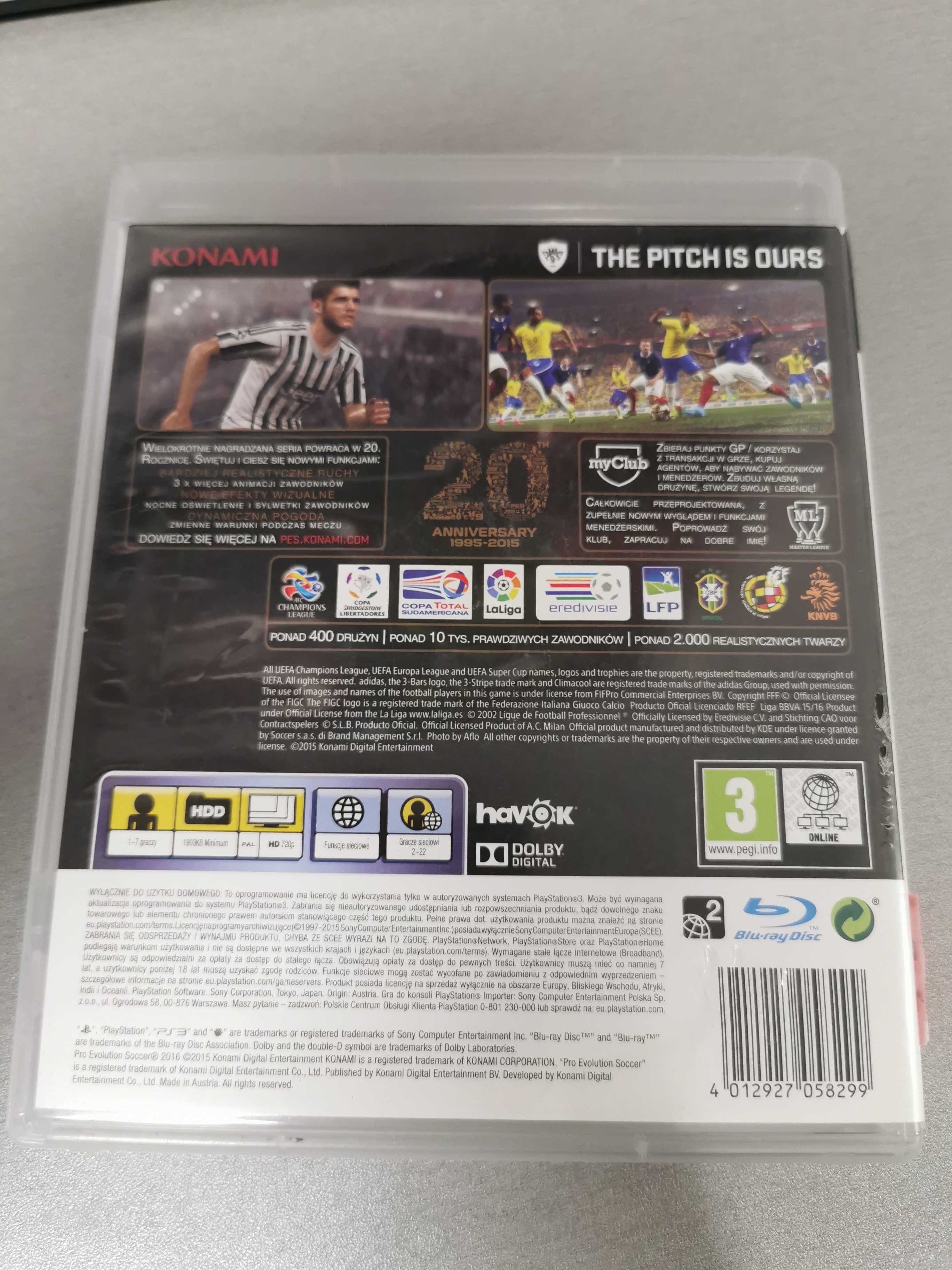 Pro Evolution Soccer 2016 | ps3