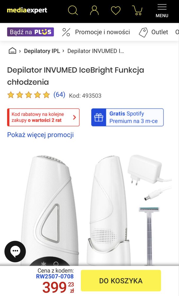 Depilator IPL Invumed